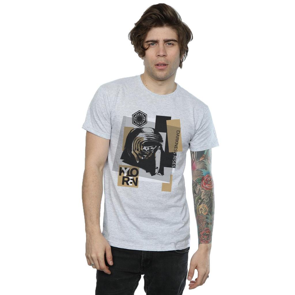 Star Wars Mens The Last Jedi Kylo Ren Patchwork T-Shirt