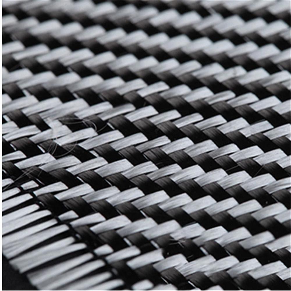 12"× 60" Real Carbon Fiber Fabric 3K 220Gsm 2X2 Twill Weave Cloth Black