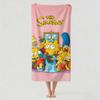 Cartoon cute THE S-SIMPSONS Towel Drying Bath Towel Applicable To Light Swimming Camping Yoga Beach Out