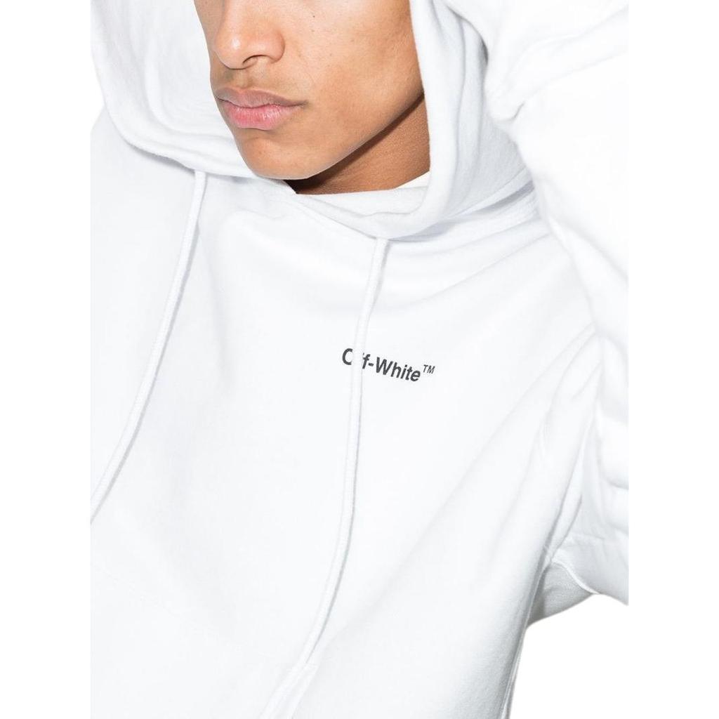 Men's Off-White SS22 Solid Color Short Casual Long Sleeves Version White OMBB037C99FLE0030110WHITE