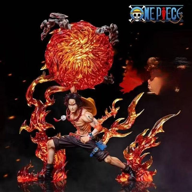 26 см Аниме Фигурка One Piece Огненный Кулак Портгас·Д· Эйс Боевая Форма Фигурки Действия GK Модель ПВХ Игрушки Детские Рождественские Подарки