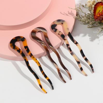 Women Girls Retro Acetate Hair Sticks Hair Accessories Hair Clip Hair Pin