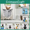 Cute Animal Shower Curtain For Dogs And Cats Waterproof And Durable