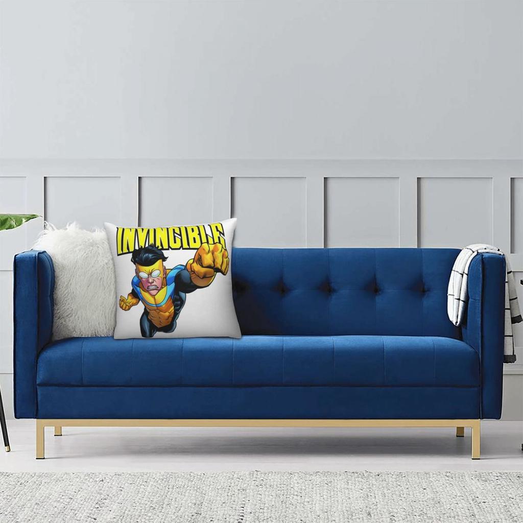 Invincible Comic Anime Pillowcase Double-sided Printing Fabric Cushion Cover Decoration Pillow Case Cover Home 40*40cm