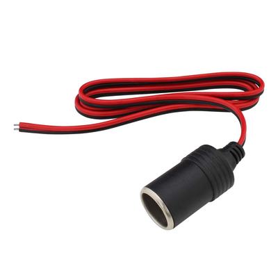 Kaito Denshi Cigarette Lighter Socket for Cars, 1 Gang Power Socket, Power Removal, Expansion, 3.3 Ft (1 M)