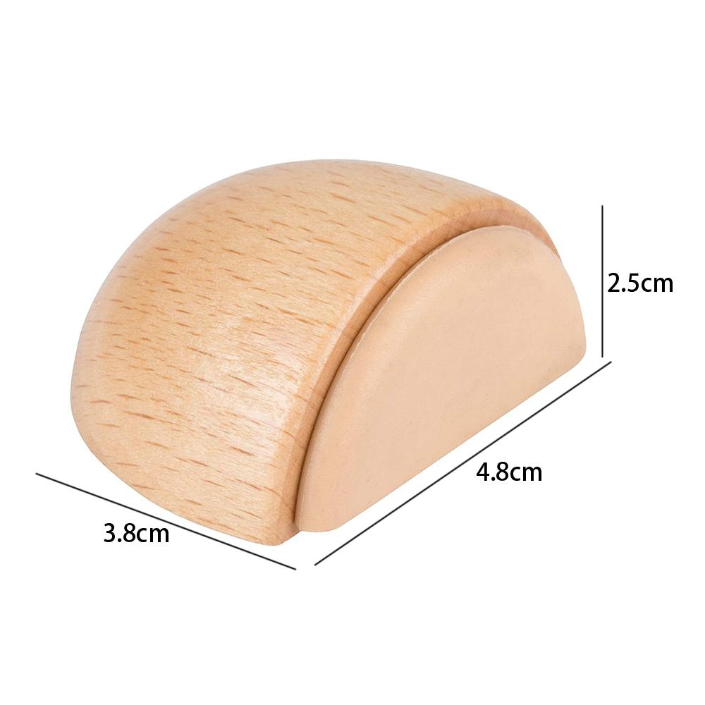 Acrylic Door Stopper Transparent Cylindrical Anti-Collision Buffer To Protect Walls And Furniture Self Adhesive Door Stopper