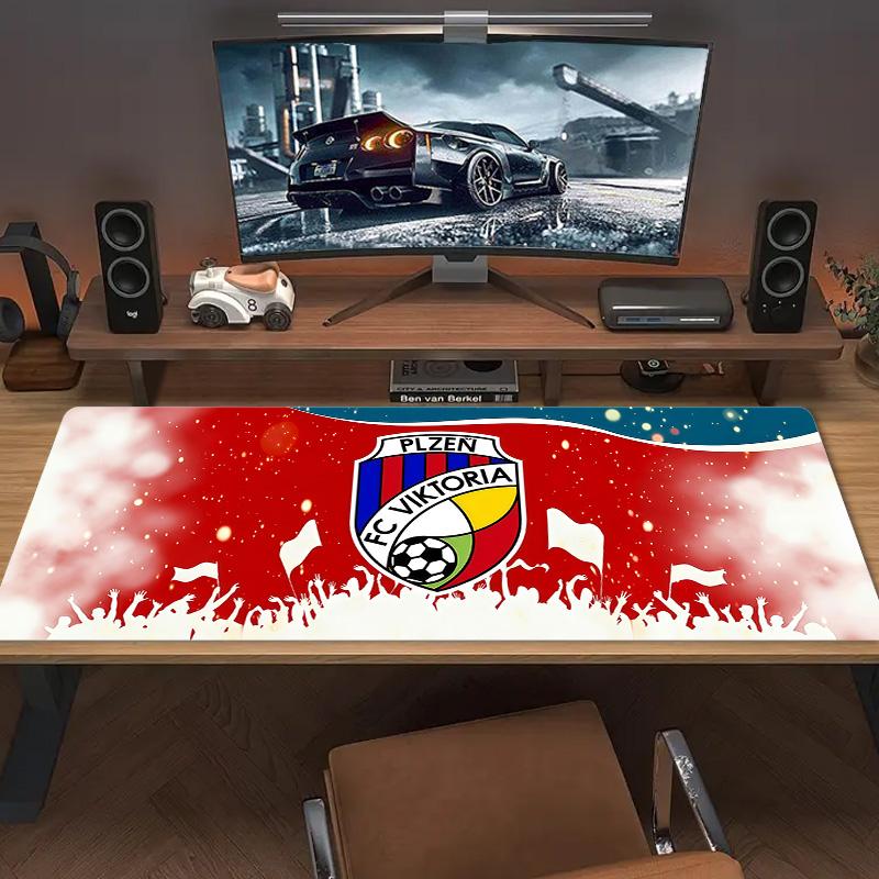 Viktoria Plzen FC Color Mouse Pad Large Gaming Table Cushion Non-slip Laptop Tablet Big Mousepad XXL Mat Mini PC Playmat With Lock edge