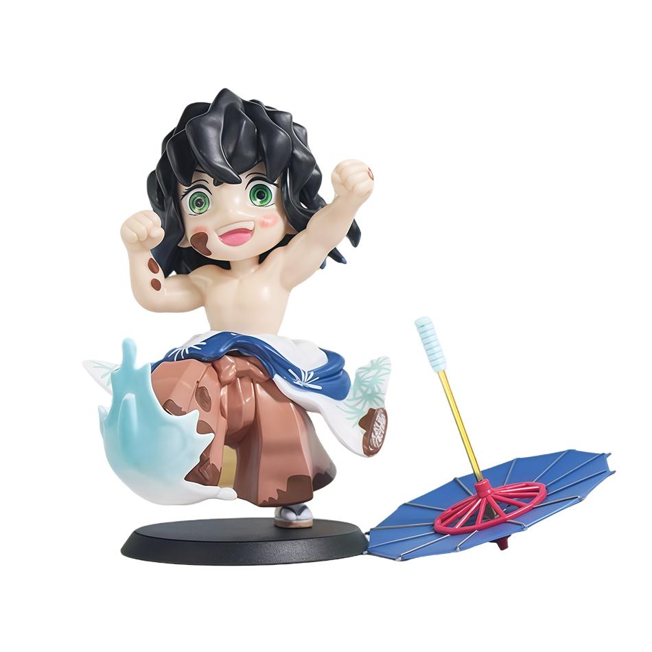 Latest 1-12Pcs Figurine Plum Rain Series Kochou Shinobu Tomioka Giyuu Mitsuri Figurine Plaything Gift For Kids