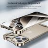 New Aluminium Alloy Special-Shaped Corner Lens Protector Phone Case Cover for iPhone 12 13 14 15 16 17 Pro Max Plus 17 Air