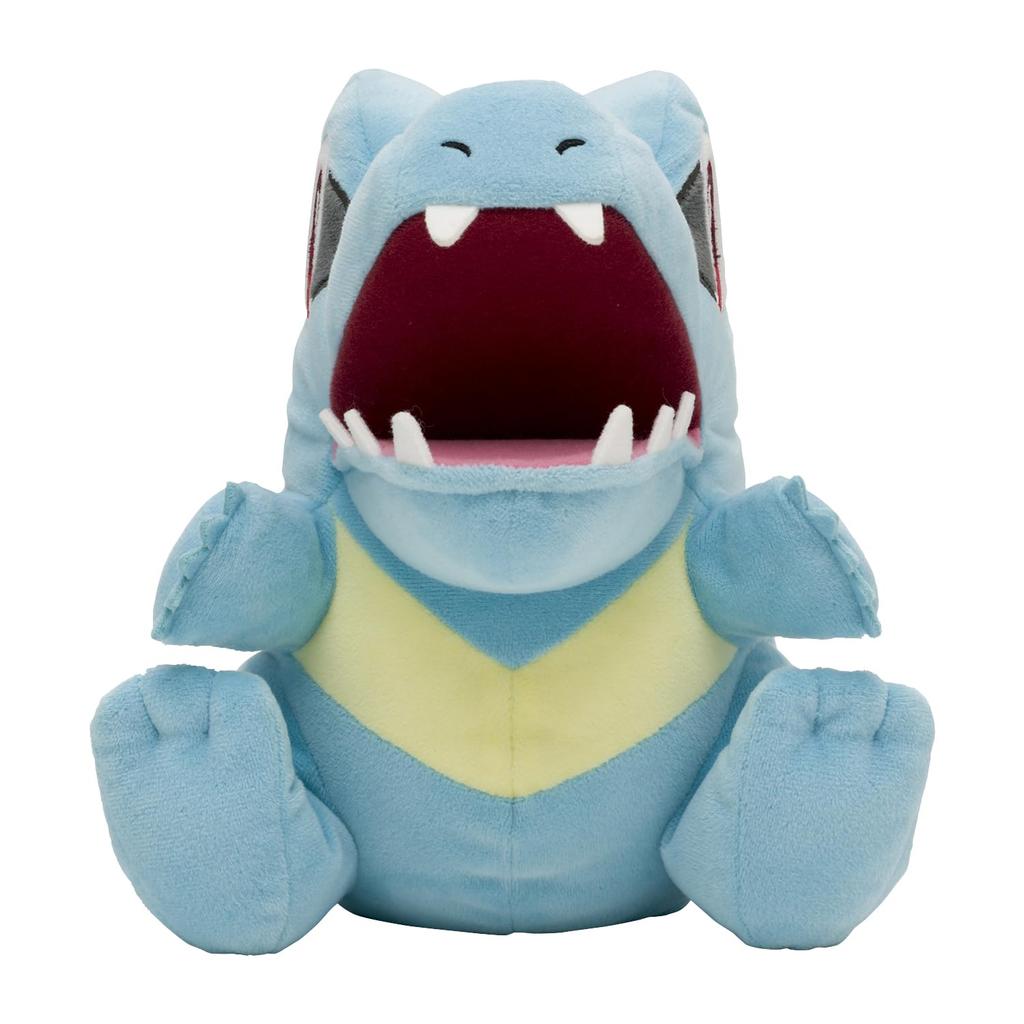 Pokemon Center Original Puppet Plush Toy Biting Team Crocodile