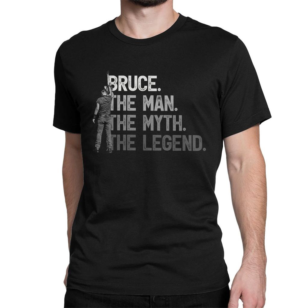 Men Women T-Shirts Bruce The E Street Band Springsteen Thunder Road Novelty Cotton Tees Short Sleeve T Shirt Crew Neck Tops