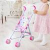 Doll Pushchair Toy Early Development Birthday Gift Interactive Folding Educational Pretend Play