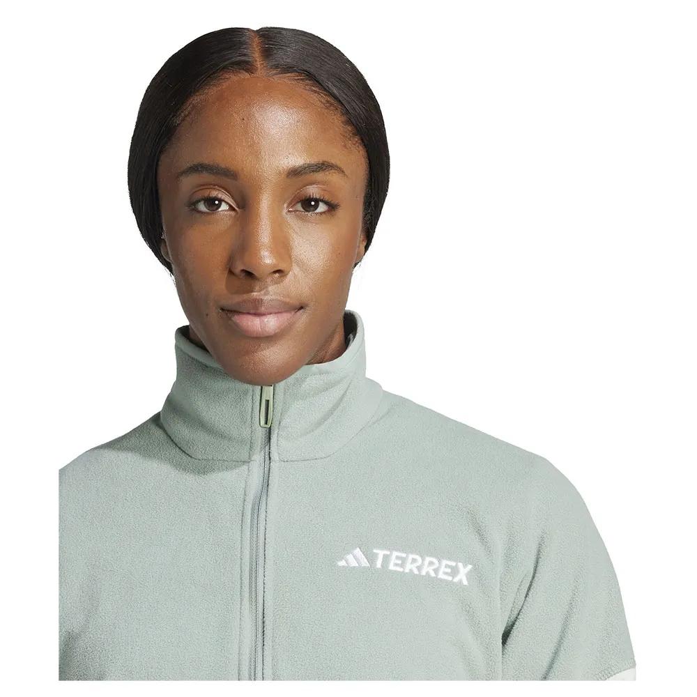 Adidas Fleece Jacket with Half-zip Terrex Multi Climawarm