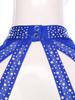 Womens Long Sleeve Skating Dress Sparkle Rhinestone Backless Irregular Hem Side Fringe Leotard Gymnastics Costume