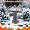 Bird Bath Water Heater Bird Waterer Heater Smart Pond Deicer For Winter Pond Fountain Garden Lawn Patio Backyard Poultry Coop