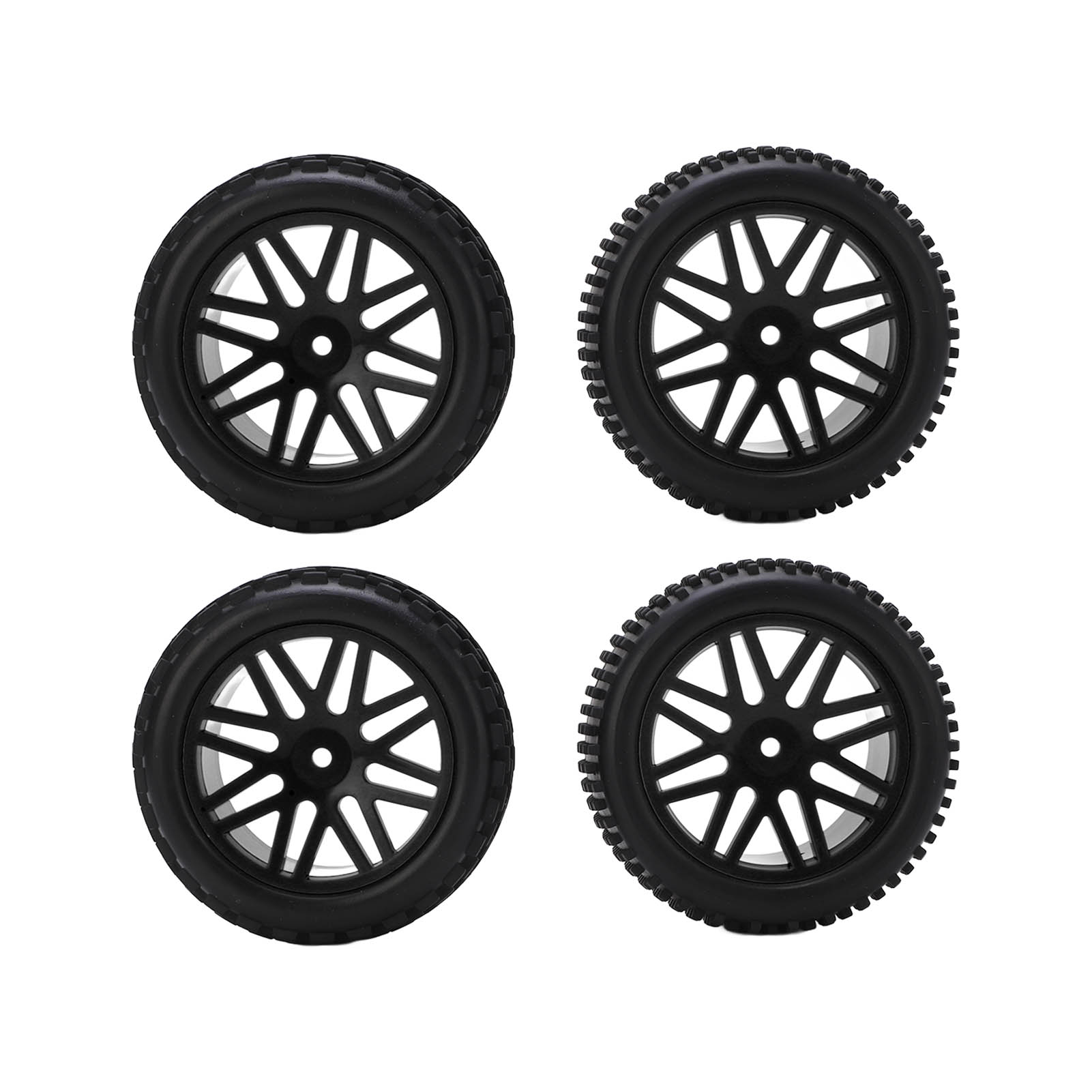 

86mm Rubber Tires with V Hole for 144001 124018 124019 12428 1/10 RC Car Parts