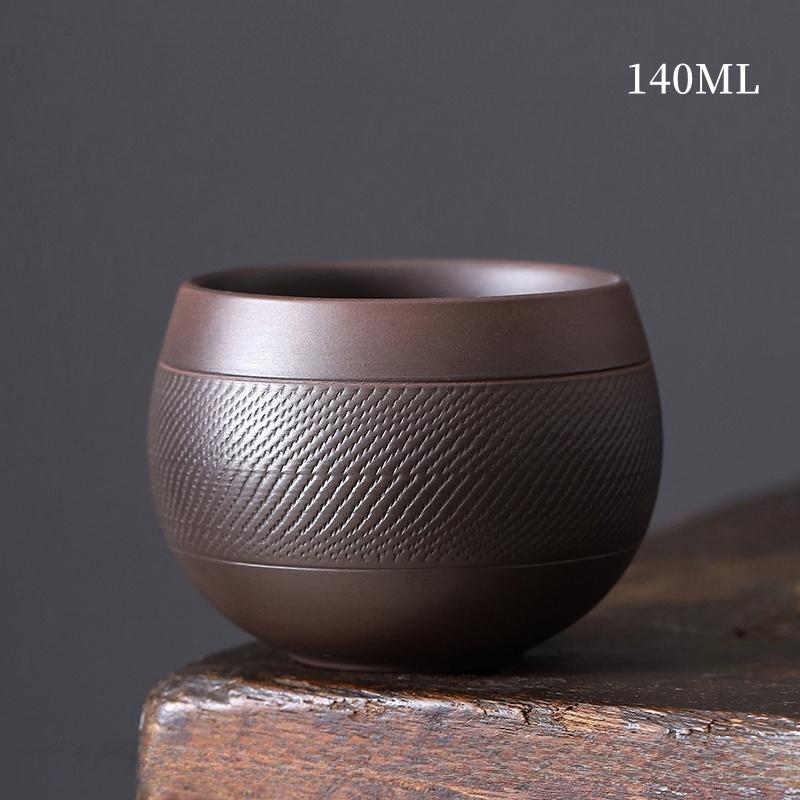 Jianshui Purple Pottery Gaiwan Ceramic Handmade Household Kung Fu Tea Set Tea Bowl Tea Cup Tea Maker Tea Ceremony Tea Tureen