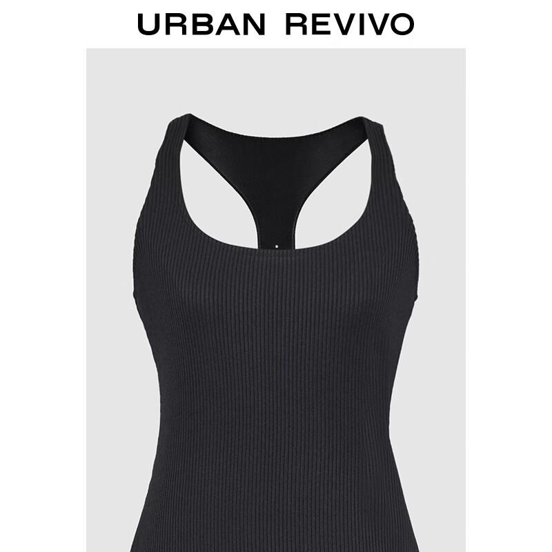 UR 2025 Autumn Slim U-Neck Sleeveless Dress UWJ750062