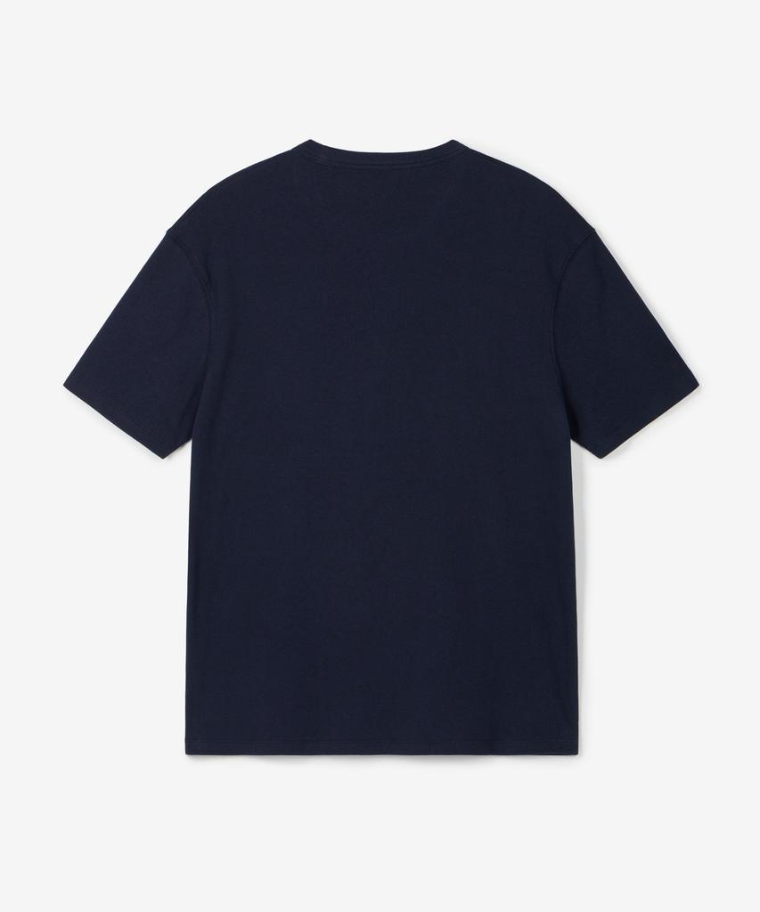 Tienjiti Ribbed Slim Tee (Navy) Tnts6E215N2