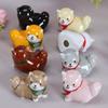 Ceramic Chopsticks Holder Dog Shape Spoon Rack Holder Practical Chopstick Rack  Restaurant