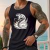 Striped Slim Tank Top, Classic Pattern Sleeveless, Lightweight Polyester, Beach & Picnics