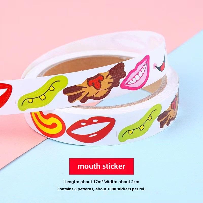 DIY Cartoon Eye Stickers for Kids – Creative Colorful Self-Adhesive Labels