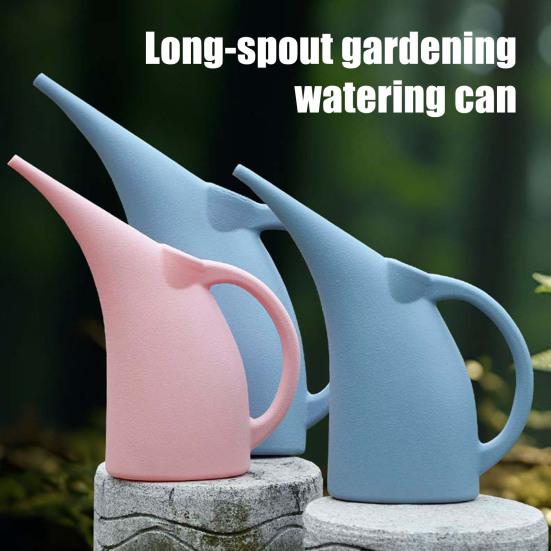 Zalévací konev s dlouhou hubicí 1L 2L 3L Plastová konvička Velkokapacitní zalévací konev pro cílené zalévání Vnitřní a venkovní použití Zahradnický nástroj