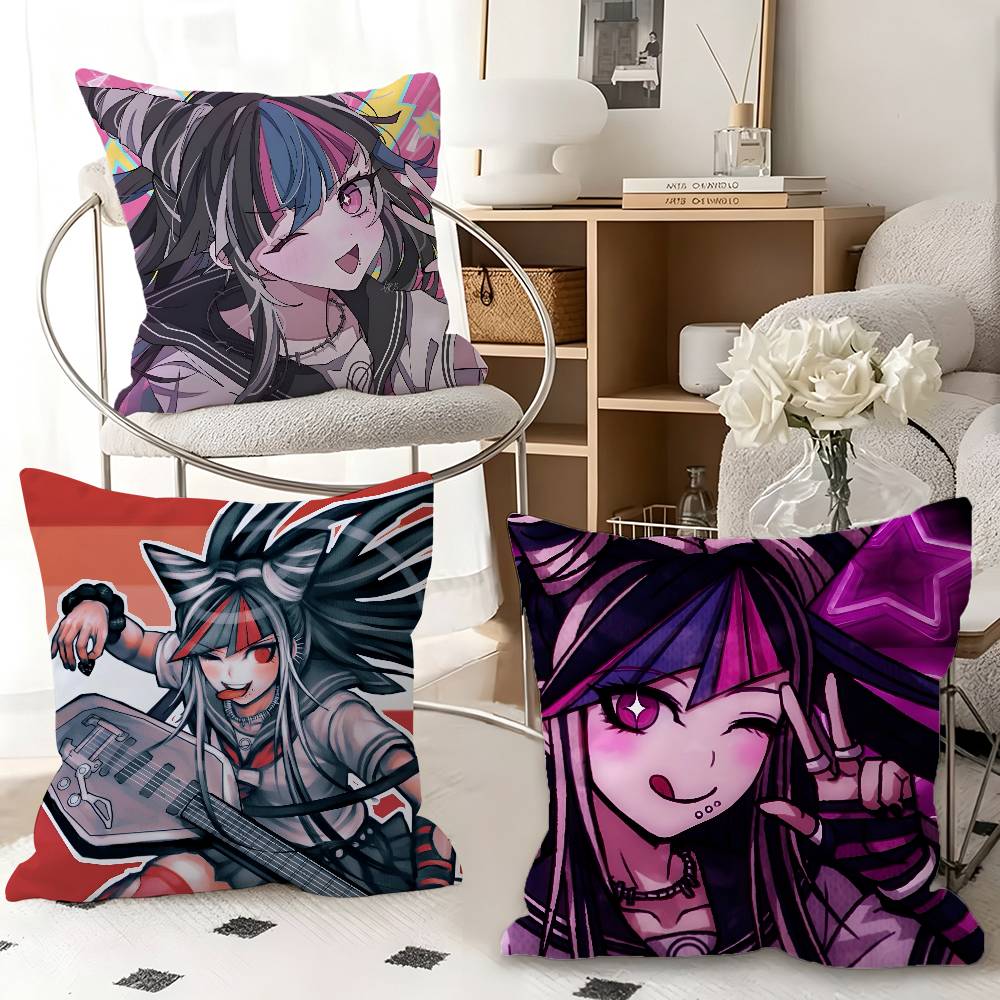 1pc M-Mioda Ibuki Pillow Case Fashion Square Pillowcase Bedroom Sofa Room Ins Decoration Leisure
