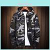 Hochwertige Wende Herren Jacken Mäntel Männlich Lässig Mit Kapuze Camouflage Windjacke Oberbekleidung