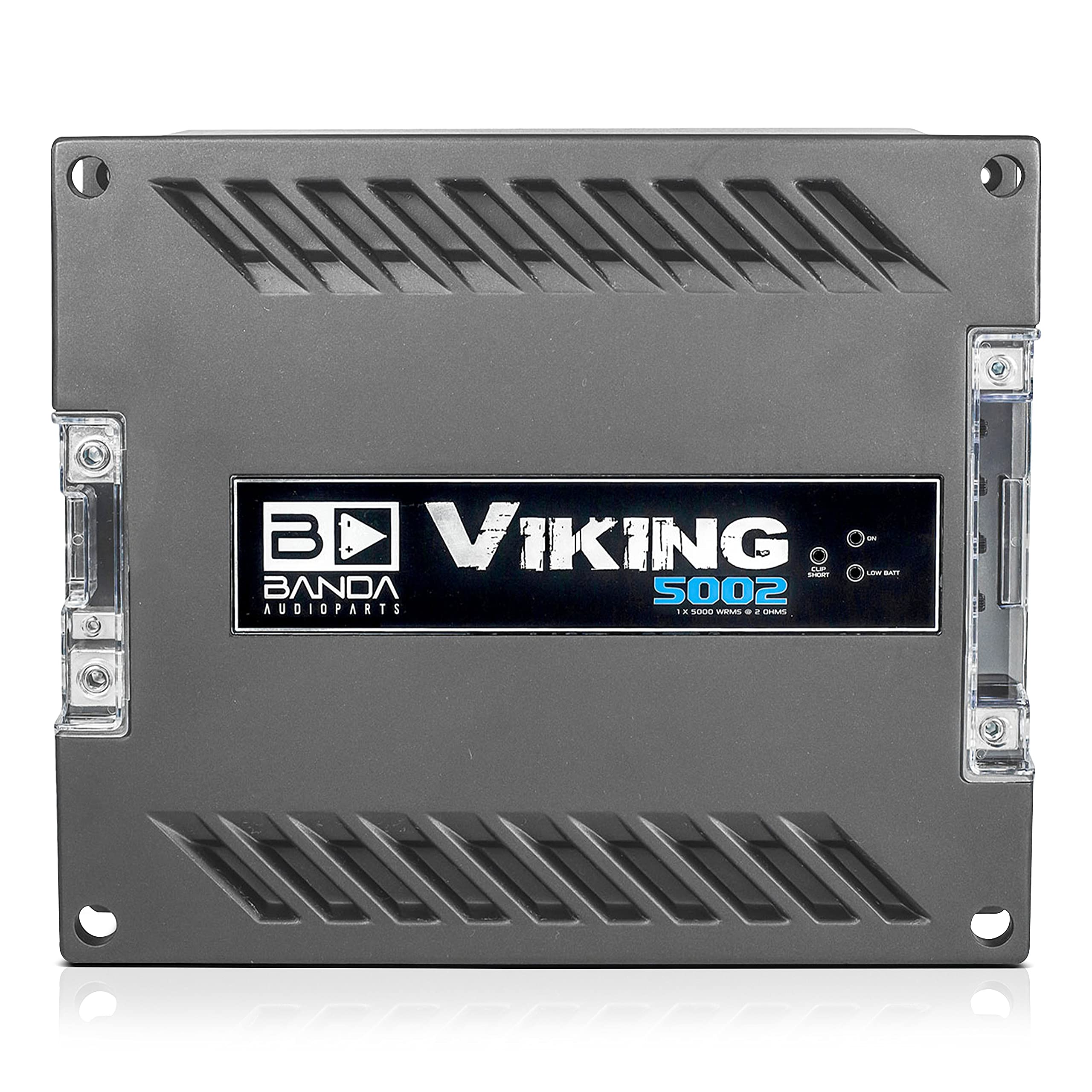 

BANDA 1 Channel Vehicle Audio Bass Amplifier High Power Mono Bass Amplifier with Subsonic and Low Pass Stable at 1 LED Sound Specialization VIKING5002