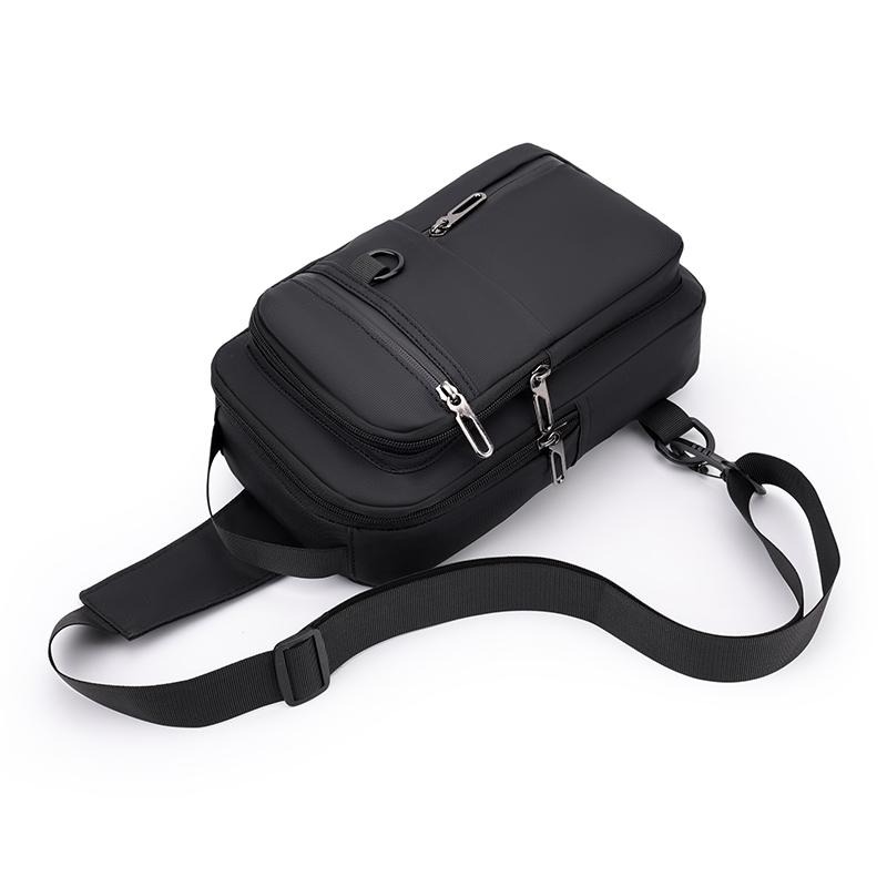 Men's Chest Bag Nylon Bag Large Capacity Shoulder Crossbody Bag