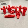 Personalisierbare Desktop-Dekorationen 8 Stück Meccha Chamäleon Figuren 3D Gedruckte Gelenkige Action Handbemalte Bastelprojekte Figuren DIY Blank