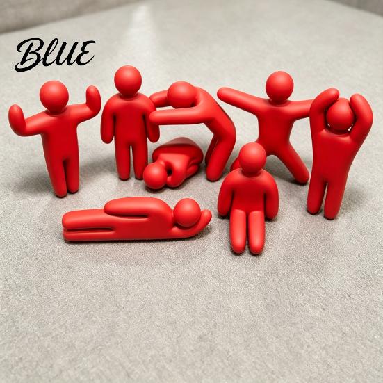 Personalisierbare Desktop-Dekorationen 8 Stück Meccha Chamäleon Figuren 3D Gedruckte Gelenkige Action Handbemalte Bastelprojekte Figuren DIY Blank
