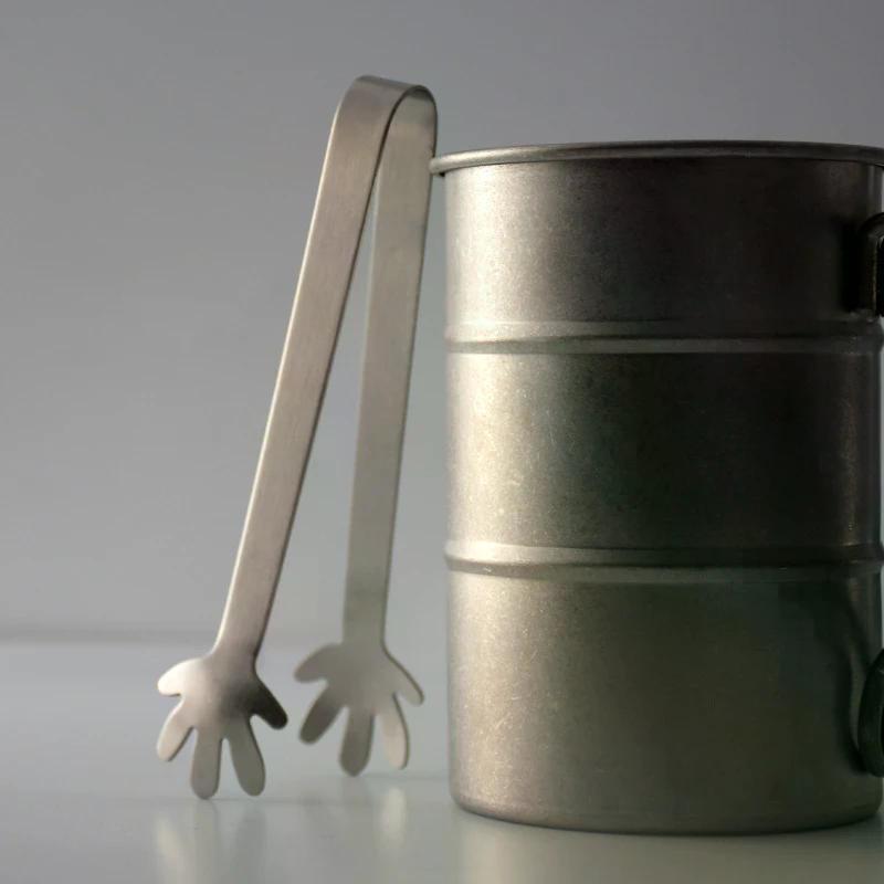 Stainless Steel Ice Tongs Portable Coffee Sugar Cubes Mini Serving Tongs BBQ Meat Tong Macaron Food Clamp for Coffee Bar Party