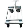 Heavy Duty Flatbed Trolley with Large Wheels for Transport