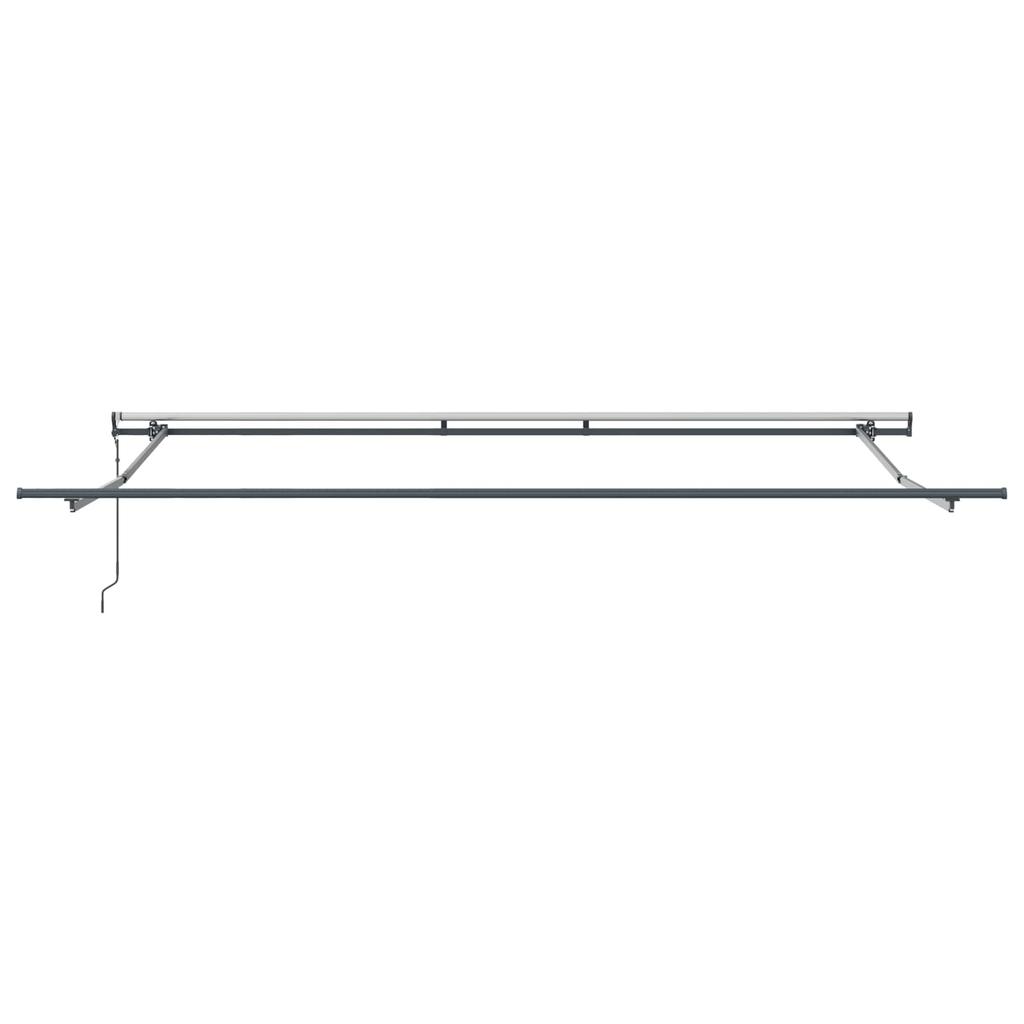 Retractable Awning Red and White 450 X 350 Cm