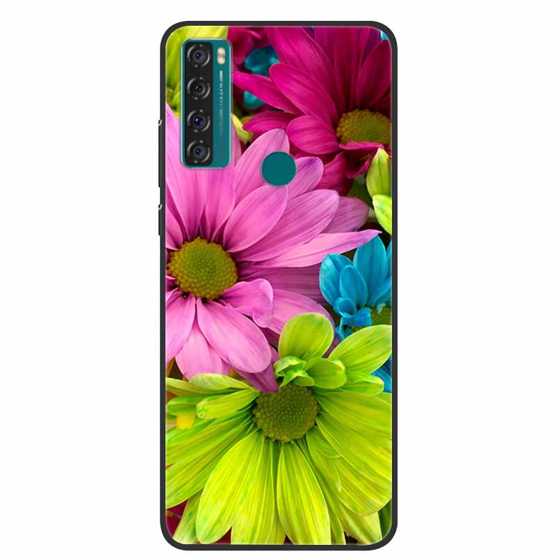 For TCL 20SE Case 20L+ 20L 20S Paint Soft TPU Silicone Phone Cover for TCL 20L Case Coque20s 20 s T775H T774H TCL 20 se 20 Plus