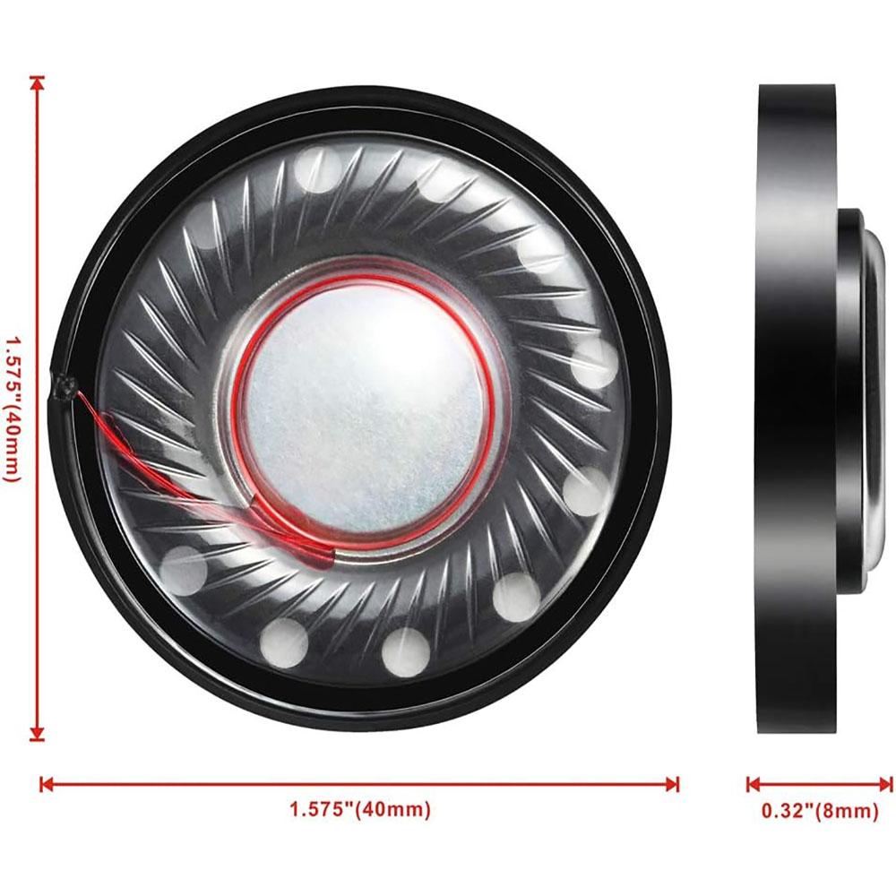 2Pcs Headphone Speaker 40mm Replacement For Bose Quitecomfort QC25 QC35 QC3 QC2