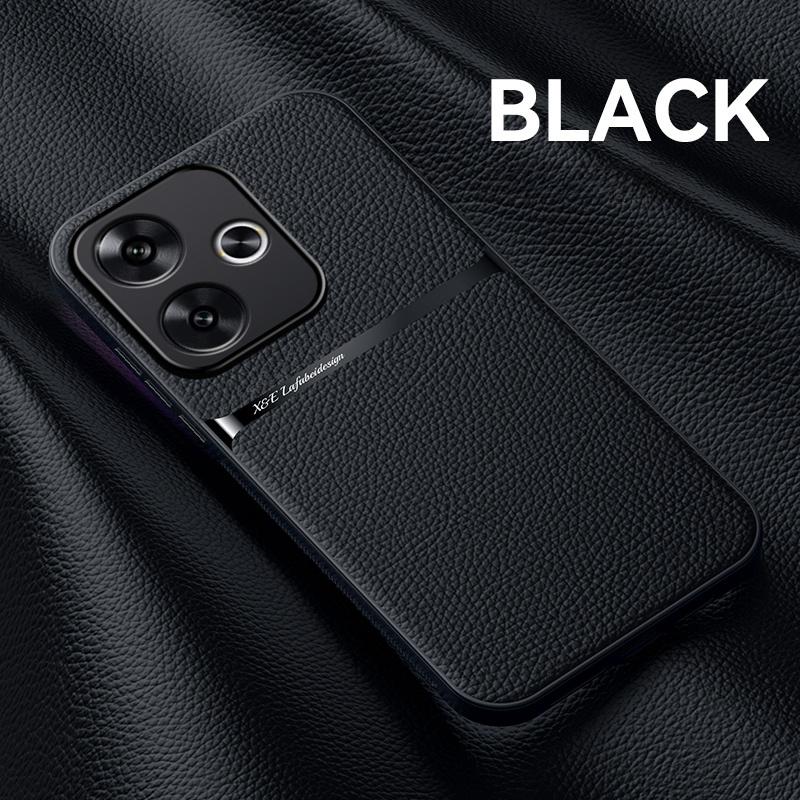 

Для Xiaomi Redmi Turbo3 чехол кожаный магнитный держатель чехол для телефона для Redmy Turbo3 Turbo 3 RedmiTurbo3 5G противоударный задний чехол Redmi Turbo 3 5G чёрный