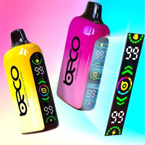 BECO HOLO Disposable Electronic Cigarette, 15,000 Puffs, Vape, Shisha, Explosive Smoke, 850mAh Large Capacity, LED Display, Battery Level Indicator, E