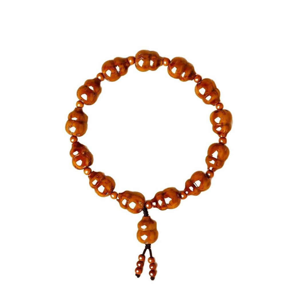 Authentic Chinese Purple Gold Gourd Bracelet for Women - Gift for Boyfriend