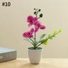 3D Orchid Artificial Butterfly Orchid Bonsai with Pot Simulation Butterfly Orchid Bonsai Fake Flower Wedding Decoration Flores