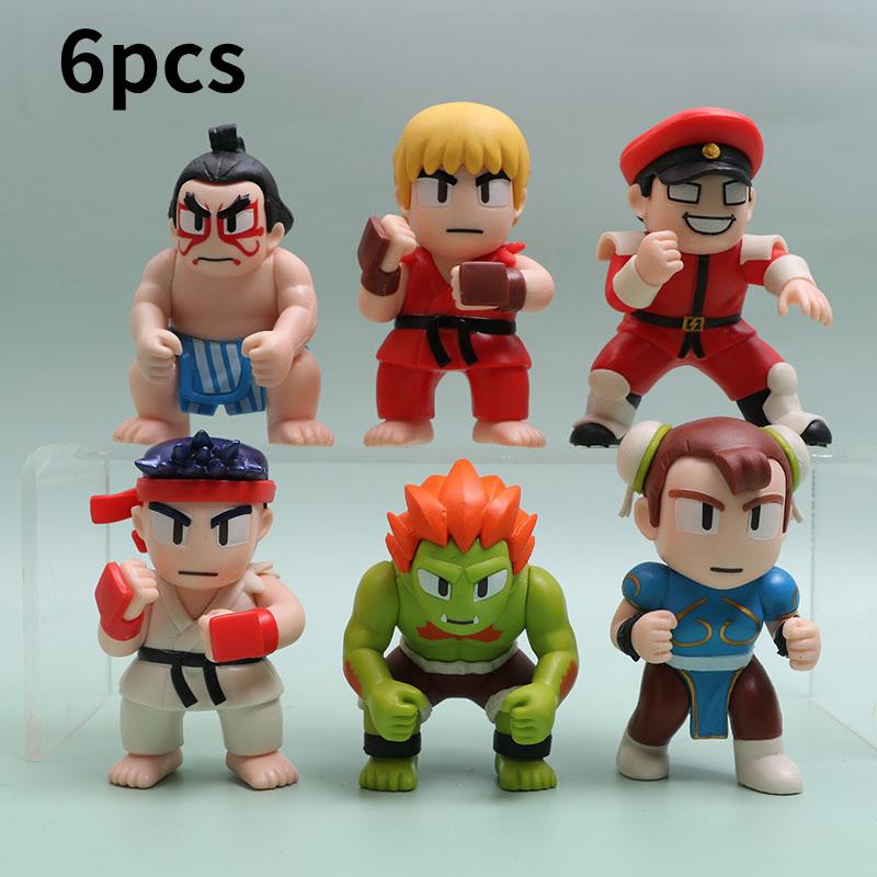 Fighter Street Character Pvc Action Figures Model Toy Decoration Gifts Kids