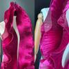 Metallisch Glänzender Große Welle Spitze Stoff 15cm Breit 1 Yard Falten Netz Organza DIY Styling Nähen Rüsche Kleid Zubehör