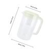 1Pcs 4000Ml Large Capacity Plastic Pitcher Cold Water Juice Tea Coffee Pitcher Transparent Safe Material Easy Wash for Milk Tea