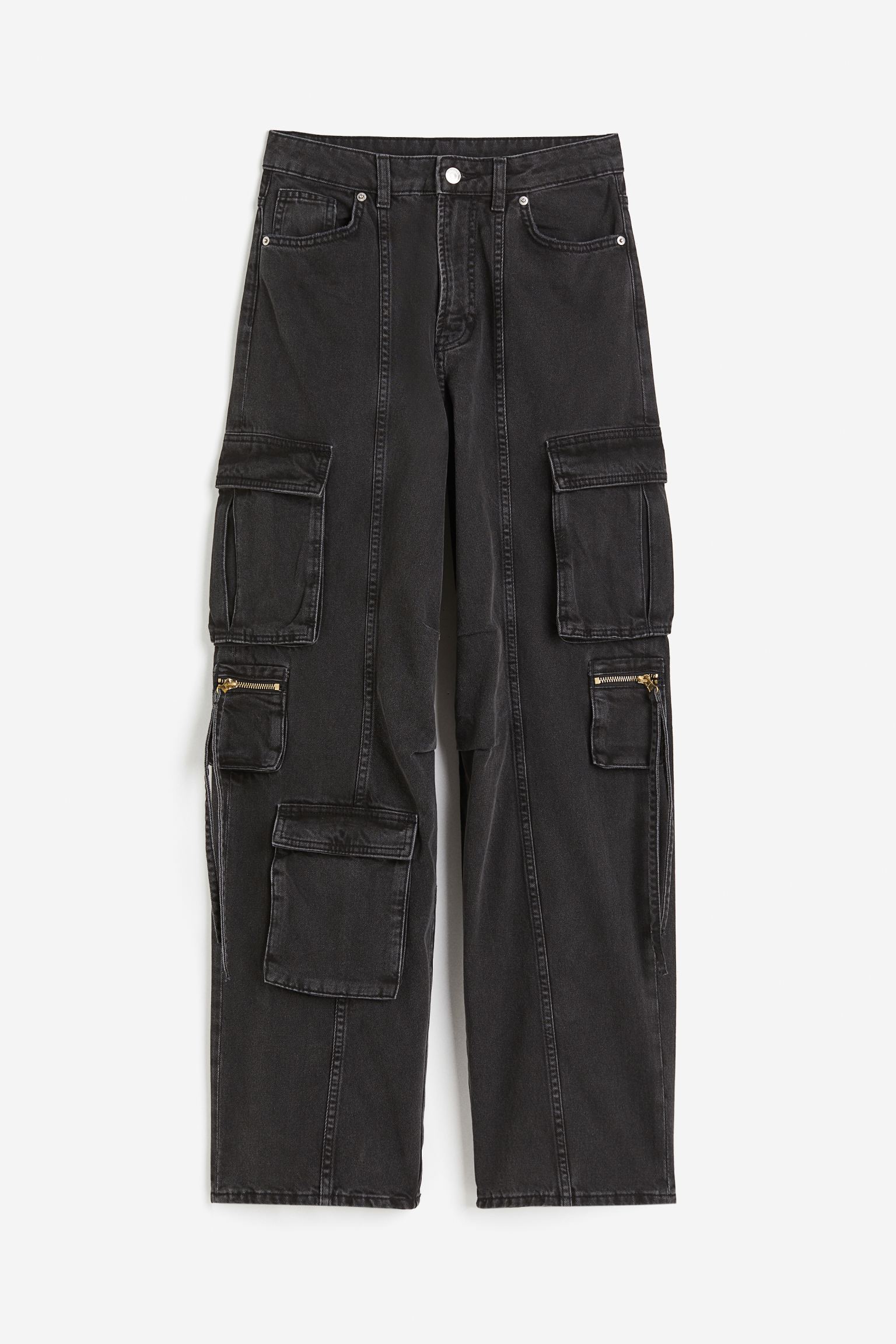 

Wide cargo trousers