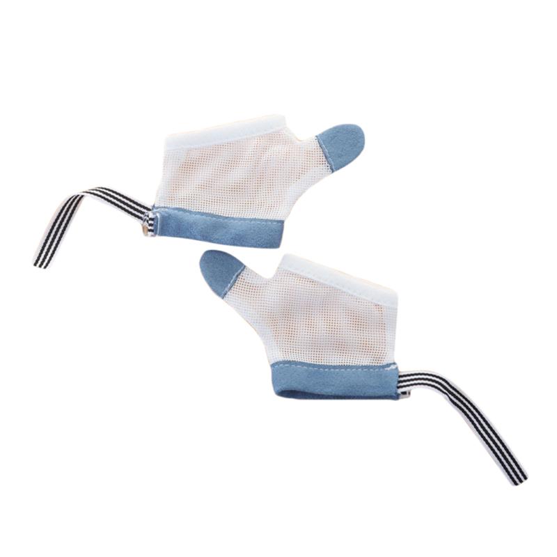 1 pár ochranných rukavic proti kousání a jedení rukou pro děti, kojence, miminka, prevence kousání prstů a nehtů, rukavice pro batolata, děti, neškodný set