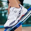 Foreign Trade Professional Grade Badminton Shoes Rotating Button Men's and Women's Non-slip Shock-absorbing Tennis Shoes Lace-up-free Sports