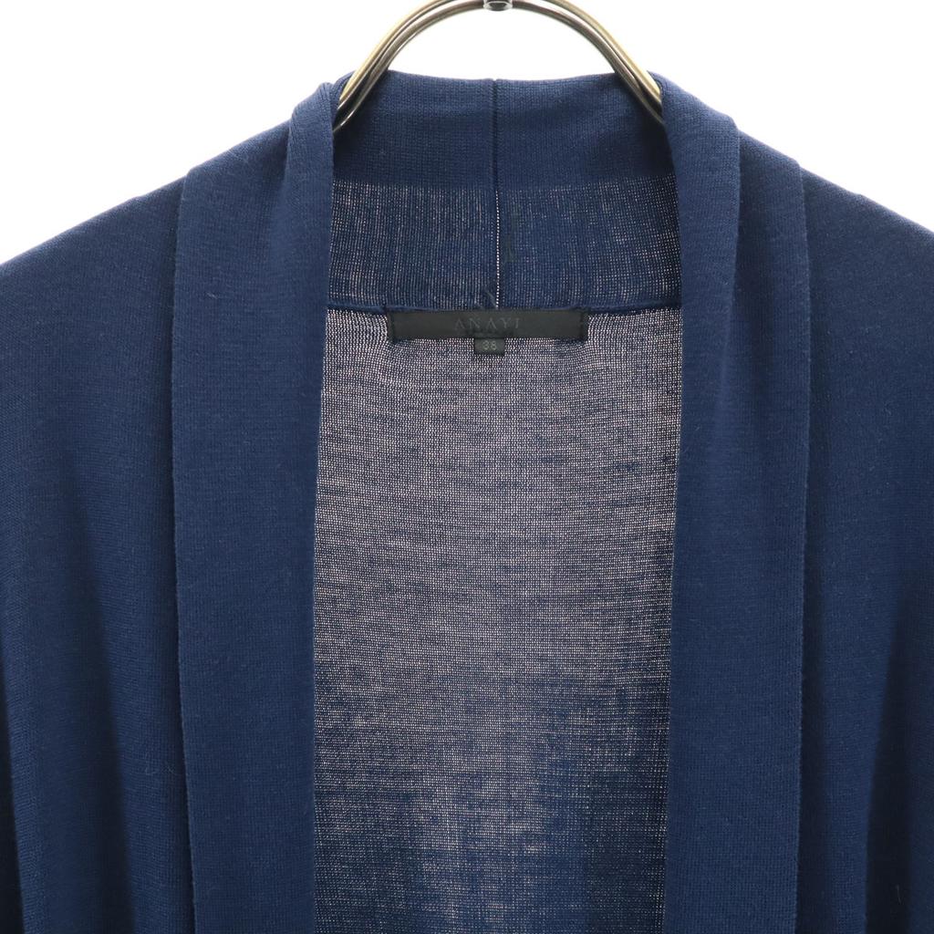 ANAYI Langarmkleid Strickjacke 38 Marineblau Damen Gebraucht