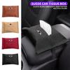 Suede Car Hidden Tissue Holder Box For Cooper JCW Works R56 R50 F54 F55 F56 F57 F60 R52 R53 R55 R57 R58 R59 Accessories
